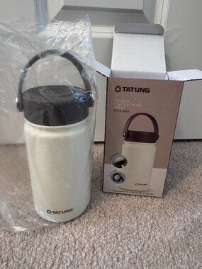 NIB Tatung Ceramic Coated Vacuum Thermos 380 ml TVB-C380A